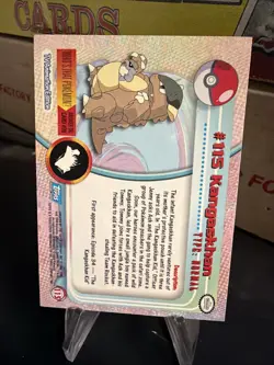 Kangaskhan #115 Topps Blue Label TV Animation Edition Non Holo Pokemon 1999 NM - Image 2