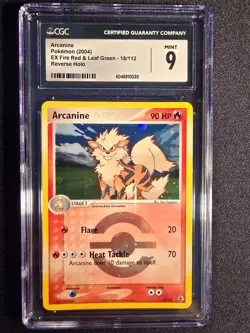 Pokemon TCG Arcanine 18/112 EX Fire Red & Leaf Green Rare Reverse Holo English - Image 1