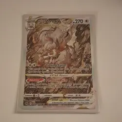 Pokemon Hisuian Zoroark Vstar lightly played Illustration rare - Image 1