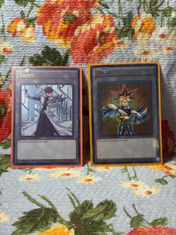 Yu-Gi-Oh! Token (2) Set YGLD-ENTKN and CT14-EN010 Yugi + Kaiba Limited Ultra - Image 1