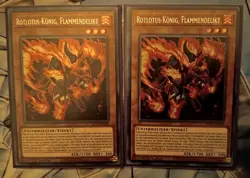Red Lotus King Flame Crime BLTR-EN028 1st Edition Yu-Gi-Oh NM German - Image 1