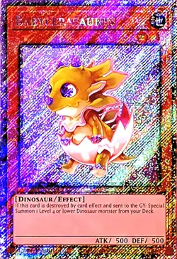 Yugioh! Babycerasaurus - RA04-EN131 - Platinum Secret Rare - 1st Edition NM - Image 1