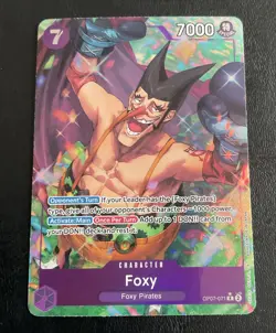 Foxy OP07-071 Rare ALT ART 500 Years in Future One Piece TCG NM English - Image 1