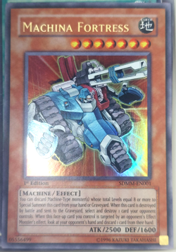 Yugioh Machina Fortress SDMM-EN001 Trading Card Game CCG TCG 1st Ed. - Image 1