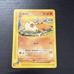 Cubone 103/165 Expedition Common Pokemon Card - Image 1