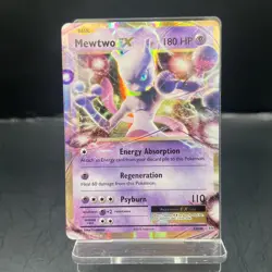 Pokemon TCG Evolutions Mewtwo EX Ultra Rare Card 52/108 NM - Image 1