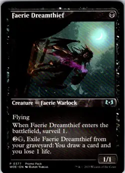 Magic | PPWOE | Faerie Dreamthief | 377 | Normal | NM - Image 1