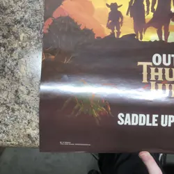MTG Outlaws of Thunder Junction Foil Promo Poster 18X24 #ML - Image 4