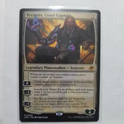 MTG Edge of Eternities Tezzeret, Cruel Captain mythic #0002 planeswalker - Image 2