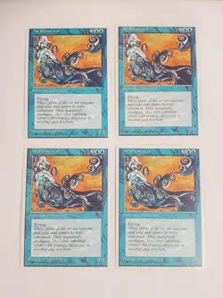 MTG Playset 4x Air Elemental (4th Edition/Blue/U) - BGM - Image 1