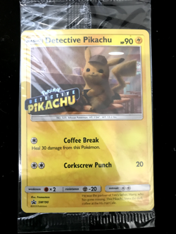 Pokemon 2019 Black Star Promo SM190 DVD Stamped Holo Detective Pikachu Sealed NM - Image 1