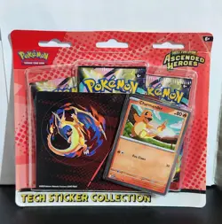 Pokemon TCG: Ascended Heroes Tech Sticker Collection Charmander & Gastly Set/2 - Image 3