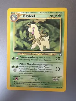 Bayleef - 28/111 - Neo Genesis - Pokemon - Vintage - 2000 - Image 1