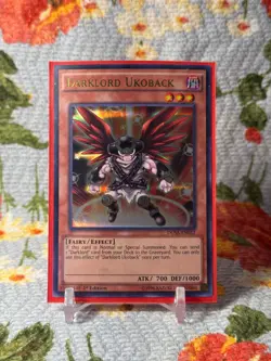 Yu-Gi-Oh! Darklord Ukoback DUSA-EN022 1st Edition Ultra Rare NM - Image 1