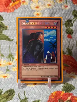 Yu-Gi-Oh! Gravekeeper's Spy LCJW-EN255 1st Edition Secret Rare NM - Image 1