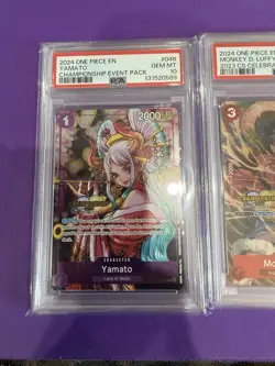One Piece Card Game- CS 2024 Luffy / Bonney / Yamato Psa 10 Bundle - Image 2