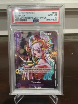 ONE PIECE Card Game Yamato P-046 CS Championship Event Pack PSA10 English # 589 - Image 1