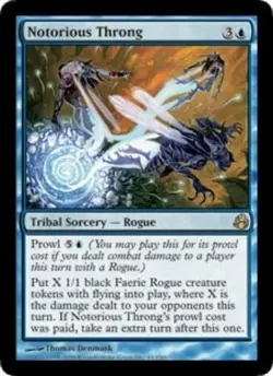 MTG magic cards 1x Notorious Throng Morningtide Light Play, English - Image 1