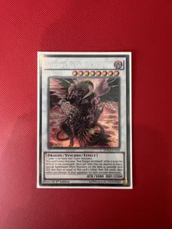 Yu-Gi-Oh Scarlight Red Dragon Archfiend 1st Edition Secret Rare Card DOCS-EN046 - Image 1