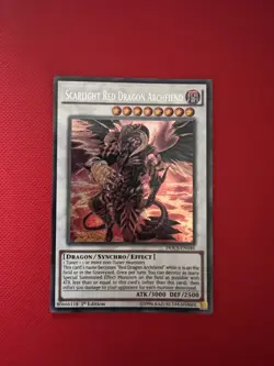 Yu-Gi-Oh Scarlight Red Dragon Archfiend 1st Edition Secret Rare Card DOCS-EN046 - Image 3