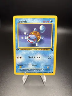 Pokemon Card - Squirtle Team Rocket 68/82 Common 1st Edition - Image 1