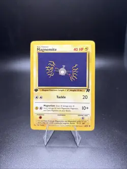 Pokemon Card - Team Rocket 60/82 - MAGNEMITE (common) **1st Edition** - NM - Image 1