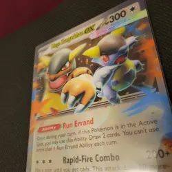 JUMBO Mega Kangaskhan ex Oversized Lenticular MEP025 Promo Card Pokemon NM - Image 1