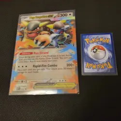 JUMBO Mega Kangaskhan ex Oversized Lenticular MEP025 Promo Card Pokemon NM - Image 2