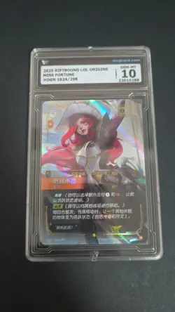 TCG CARD 2025 Riftbound League of Legends origins MISS FORTUNE 162A/298 WCG 10 - Image 1