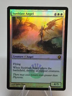 Sunblast Angel FOIL X1 SOM MTG Scars of Mirrodin B1 HP - Image 1