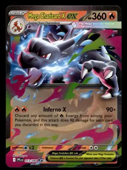 Mega Charizard ex 013/094 Double Rare Phantasmal Flames Pokemon Card - Image 1