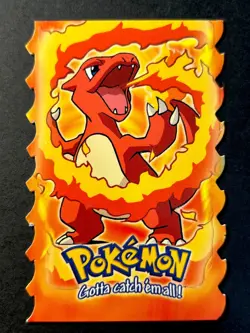 Charmeleon 5 of 12 Die Cut Embossed Pokemon Topps Blue Label - Image 1