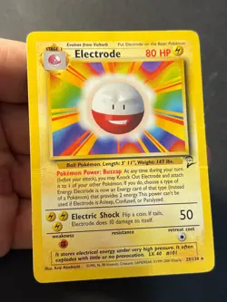 Electrode 25/130 Rare Base Set 2 - Pokemon Card WOTC - HP - Image 5