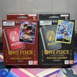 Bandai One Piece Card Game Sound Loader Vol. 1 & 2 Monkey. D Luffy Enel English - Image 1