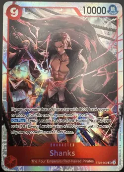 Shanks ST23-002 SR | One Piece TCG: Red Shanks English - Holo Foil NM - Image 2