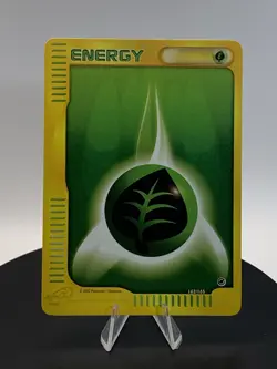 GRASS ENERGY 162/165 - Expedition - eREADER - VINTAGE WOTC Pokemon Card - - Image 1