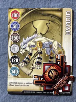 Bakugan Battle Brawlers | Hynoid 🥇 Gold Gate Card | 14/48 - Image 2