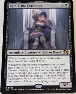 Rev, Tithe Extractor (Anime) #45 (NM) Foundations Jumpstart J25 Magic MTG - Image 1