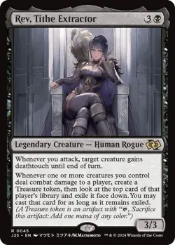 Rev, Tithe Extractor (Anime) #45 (NM) Foundations Jumpstart J25 Magic MTG - Image 2