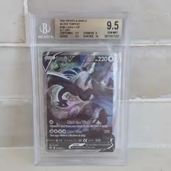 Pokemon TCG Lugia V SWSH301 Promo Holo Sword & Shield Beckett BGS 9.5 - Image 1