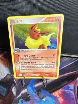 Flareon #5/115 EX Unseen Forces Reverse Holo Pokemon TCG Vintage Stamped 2005 - Image 3