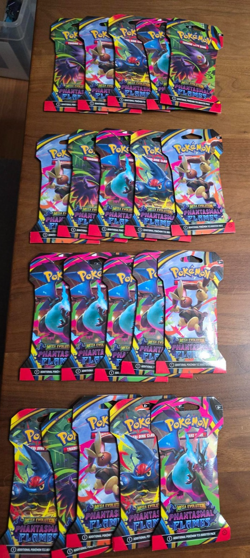 Pokemon TCG Mega Evolution Phantasmal Flames Sleeved Booster Lot of 20 Brand New - Image 1