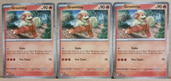Pokemon 3 Growlithe SVP 024 Black Star Promo Cosmos Holo Rare - Image 1