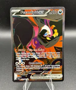 Pokemon TCG Fezandipiti ex 092/064 Shrouded Fable Special Illustration NM - Image 1