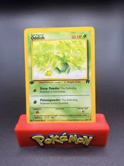 Oddish 63/82 Pokemon Team Rocket 1st Edition Common NM/MINT 2000 box-S3 - Image 1
