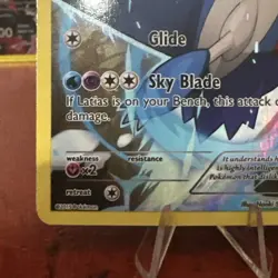 Pokemon TCG Latios XY79 XY Black Star Promo Full Art Ultra Rare Holo - Image 5