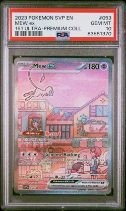 PSA 10 Gem Mint - Mew ex 053 - S&V 151 UPC Black Star Promo Alt Art Pokemon - Image 1