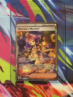 Pokemon TCG Mega Evolution Acerola's Mischief 183/132 Special Illustration Rare - Image 1