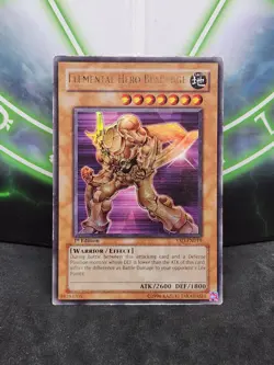 Yugioh Elemental Hero Bladedge YSD-EN019 Ultra Rare 1st Edition MP - Image 1