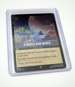 Disney Lorcana The First Chapter A Whole New World 195/204 Super Rare Cold-Foil - Image 2